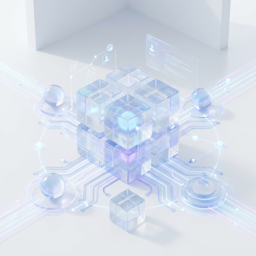 Digital Collaboration Illustration